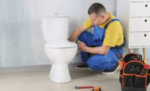 مراحل نصب توالت فرنگی