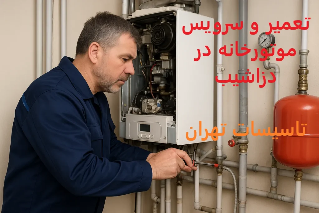 تعمیر و سرویس موتورخانه در دزاشیب