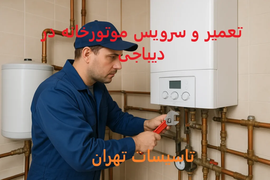 تعمیر و سرویس موتورخانه در دیباجی