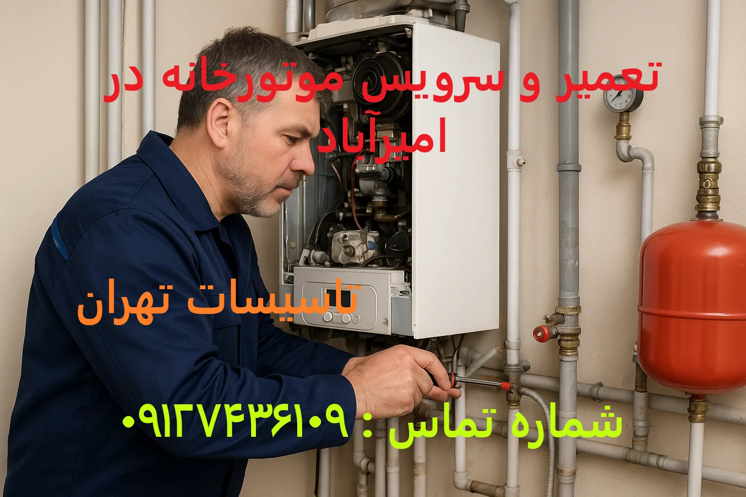 تعمیر و سرویس موتورخانه در امیرآباد