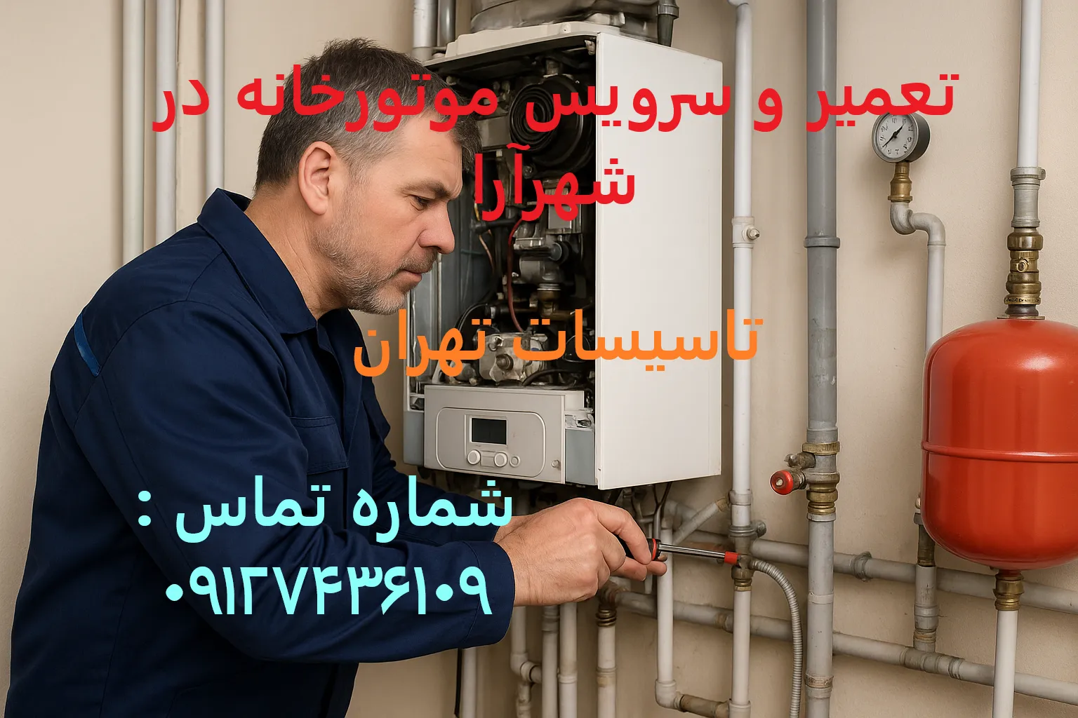 تعمیر و سرویس موتورخانه در شهرآرا