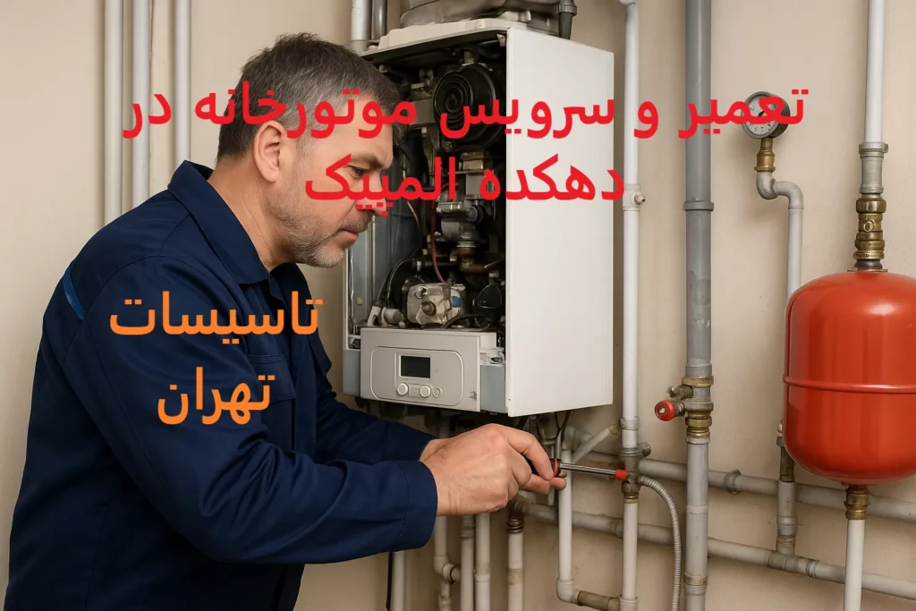 تعمیر و سرویس موتورخانه در دهکده المپیک