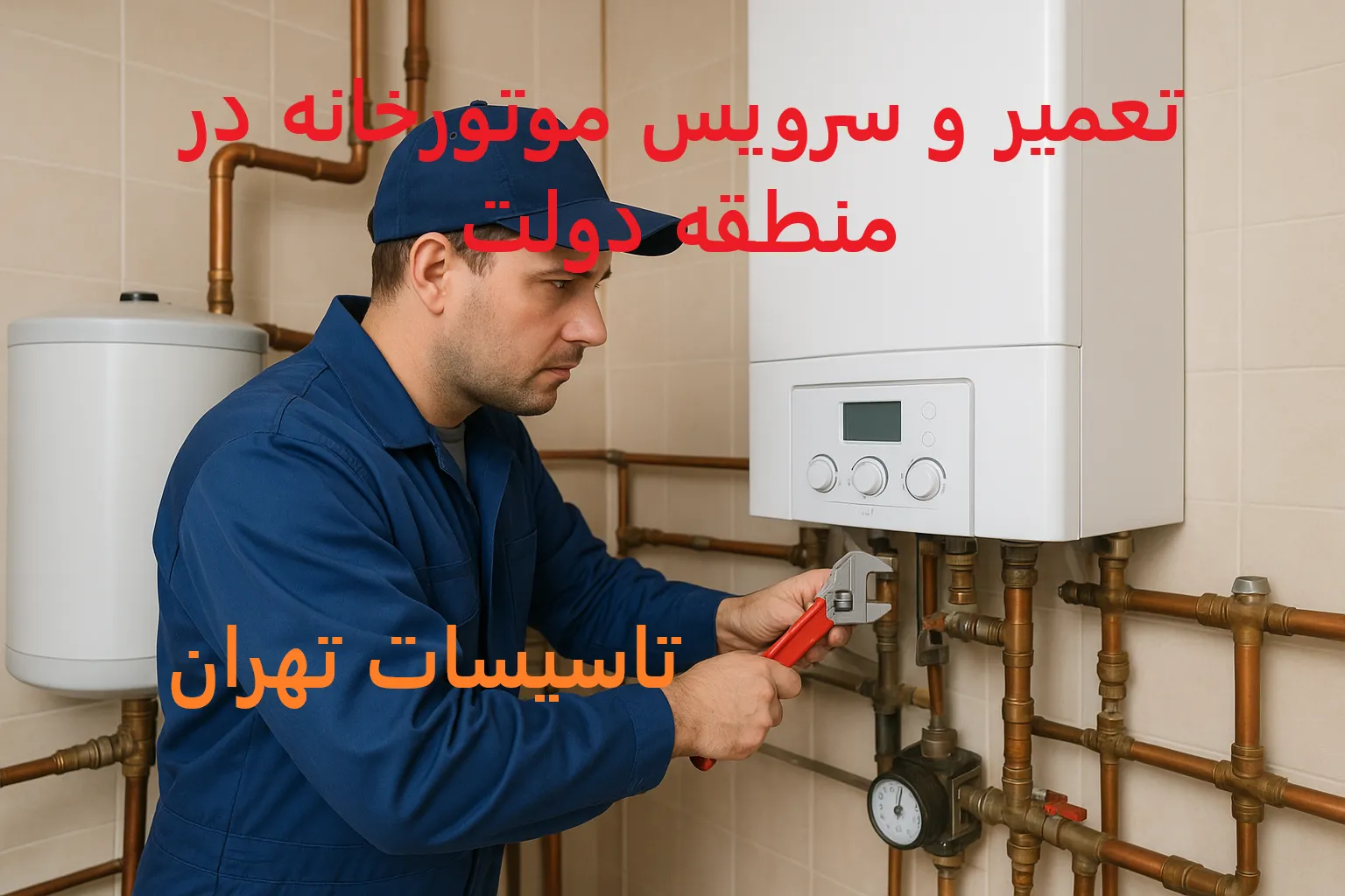 تعمیر و سرویس موتورخانه در منطقه دولت