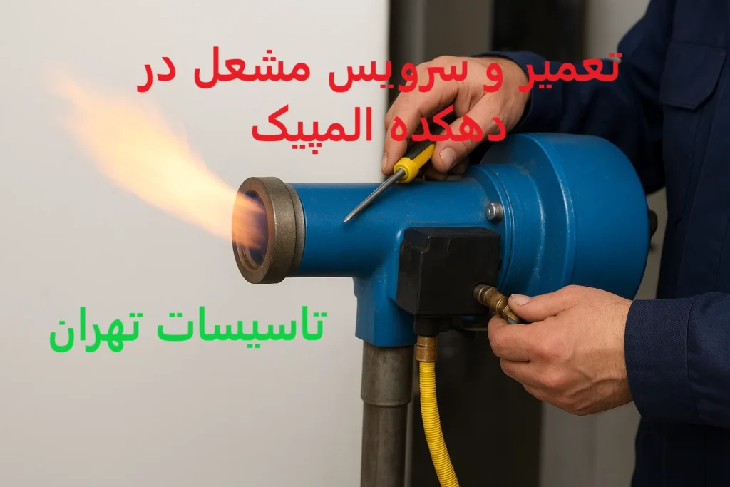 تعمیر و سرویس مشعل در دهکده المپیک