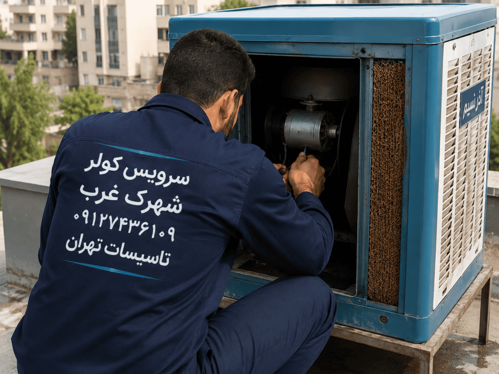 سرویس کولر شهرک غرب؛ اعزام فوری تعمیرکار متخصص