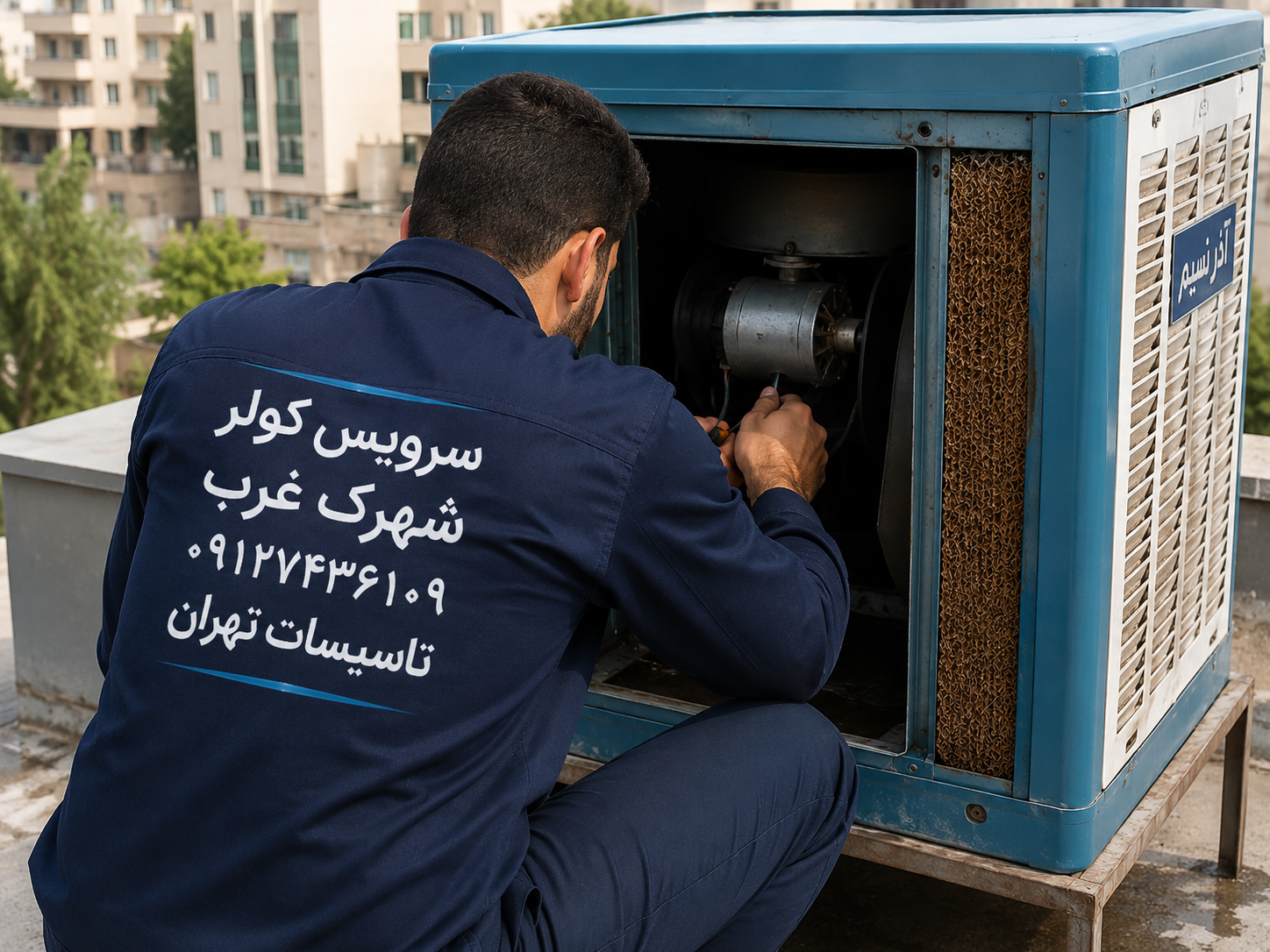 سرویس کولر شهرک غرب؛ اعزام فوری تعمیرکار متخصص